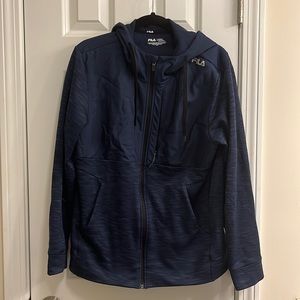 Navy Blue Womens Fila Jacket